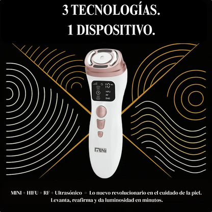 Máquina facial ultrasónica HiFU RF para reafirmar la piel